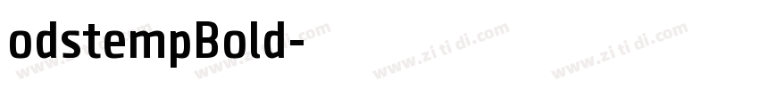 odstempBold字体转换