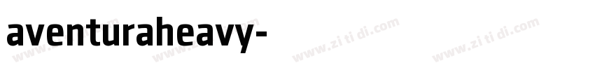aventuraheavy字体转换