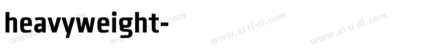 heavyweight字体转换 heavyweight字体转换