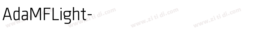 AdaMFLight字体转换 AdaMFLight字体转换