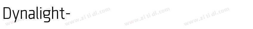 Dynalight字体转换