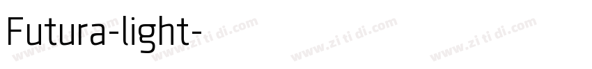 Futura-light字体转换