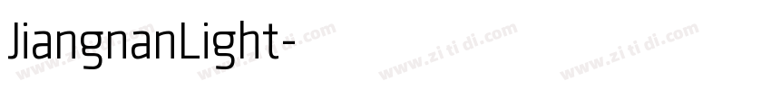 JiangnanLight字体转换 JiangnanLight字体转换