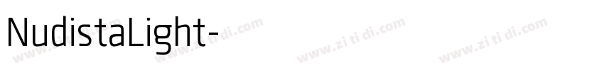 NudistaLight字体转换