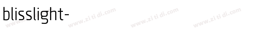 blisslight字体转换