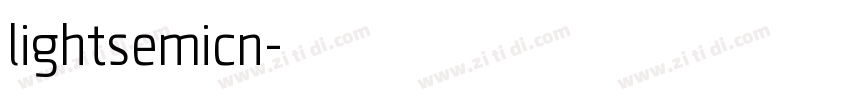 lightsemicn字体转换