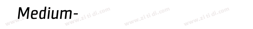 金萱那提Medium字体转换
