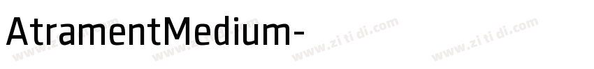 AtramentMedium字体转换