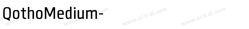 QothoMedium字体转换