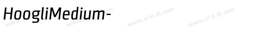HoogliMedium字体转换