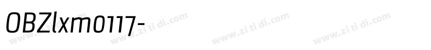 OBZlxm0117字体转换