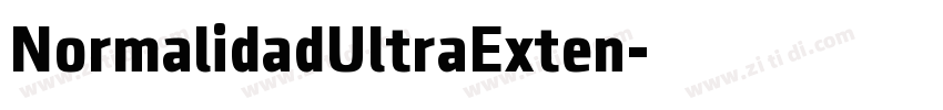 NormalidadUltraExten字体转换