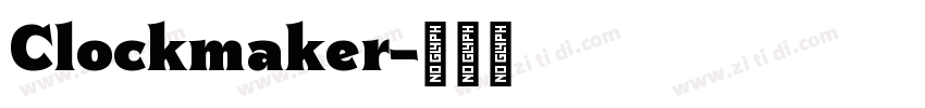 Clockmaker字体转换