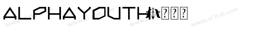 Alphayouth字体转换
