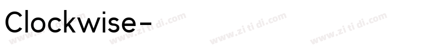Clockwise字体转换