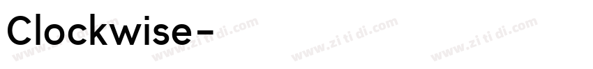 Clockwise字体转换