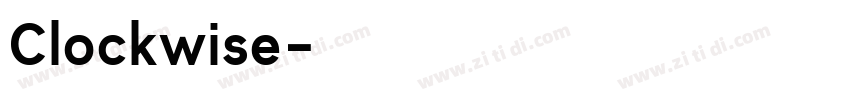 Clockwise字体转换