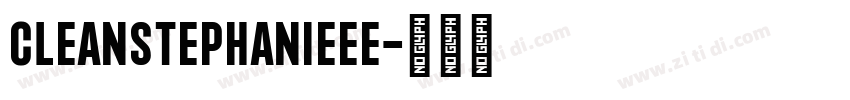 CleanStephanieee字体转换