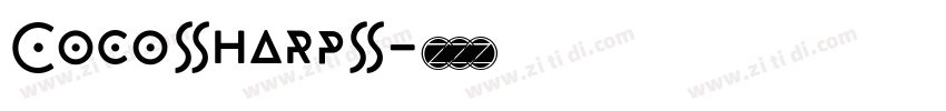 CocoSharpS字体转换