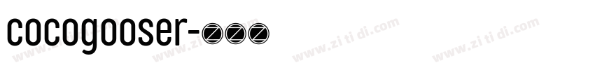 cocogooser字体转换