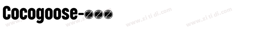 Cocogoose字体转换