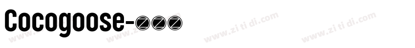 Cocogoose字体转换