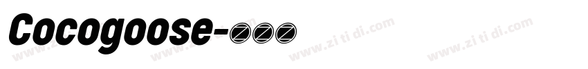 Cocogoose字体转换