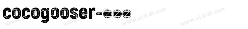 cocogooser字体转换