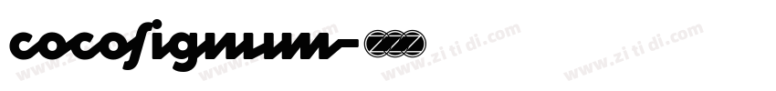 cocosignum字体转换