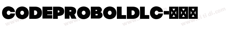 CodeProBoldLC字体转换
