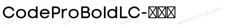 CodeProBoldLC字体转换