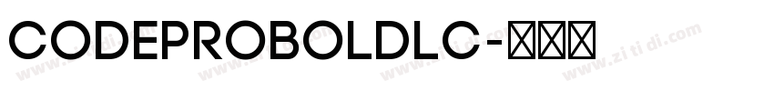 CodeProBoldLC字体转换