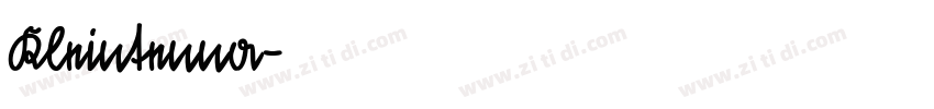Kleintenna字体转换