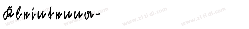 Kleintenna字体转换