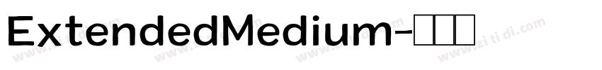 ExtendedMedium字体转换