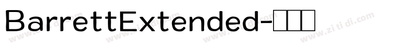 BarrettExtended字体转换