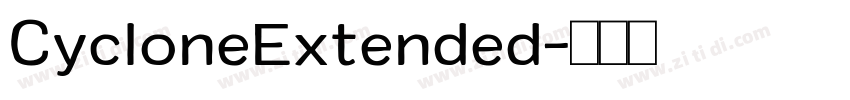 CycloneExtended字体转换