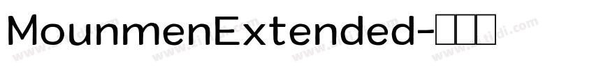 MounmenExtended字体转换