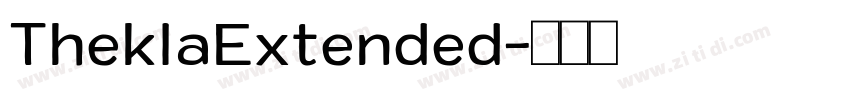 TheklaExtended字体转换