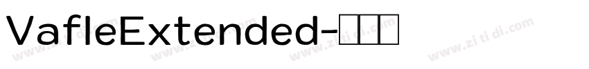 VafleExtended字体转换