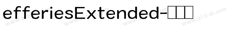 efferiesExtended字体转换