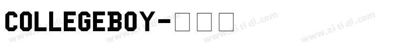 CollegeBoy字体转换