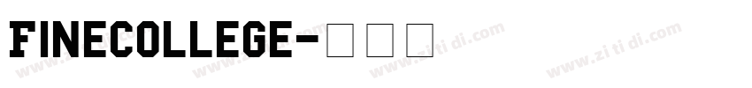 FineCollege字体转换