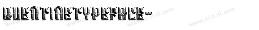 QuentineTypeface字体转换