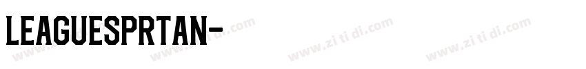 leagueSprtan字体转换