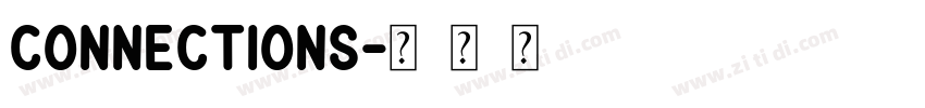 connections字体转换