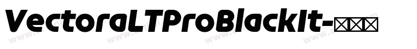 VectoraLTProBlackIt字体转换