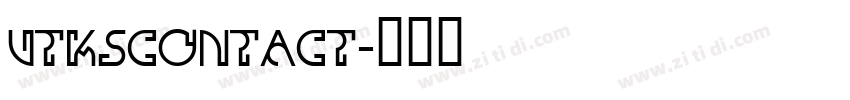 VTKSCONTACT字体转换
