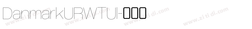 DanmarkURWTUl字体转换