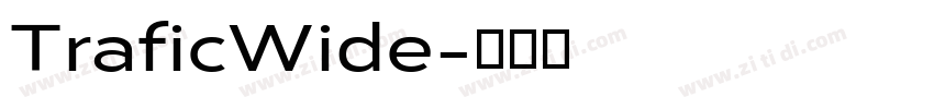TraficWide字体转换